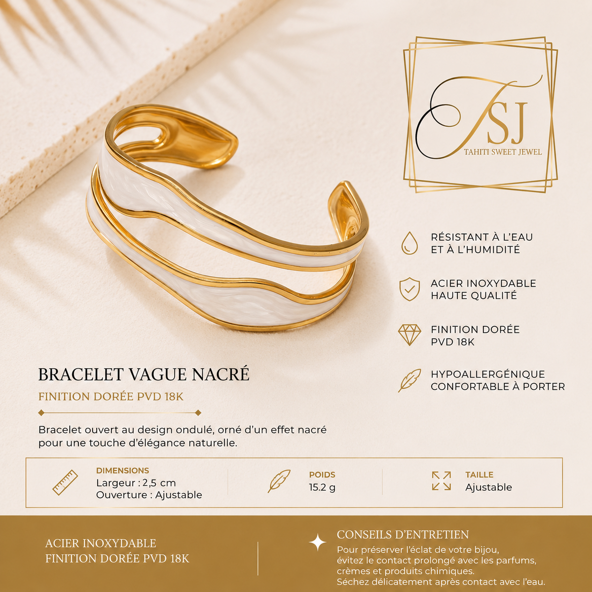 Bracelets Tahiti Sweet Jewel "THE GODDESS COLLECTION"
