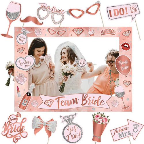 EVJF - Kit Photo Booth EVJF – Accessoires Fun “Team Bride”