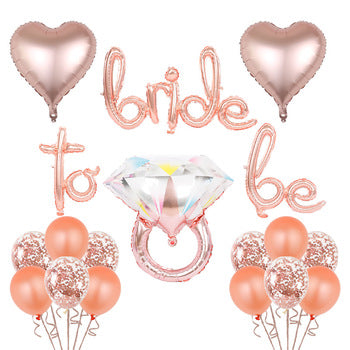 Kit Décoration EVJF “Bride to Be” – Rose Gold