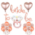 Kit Décoration EVJF “Bride to Be” – Rose Gold