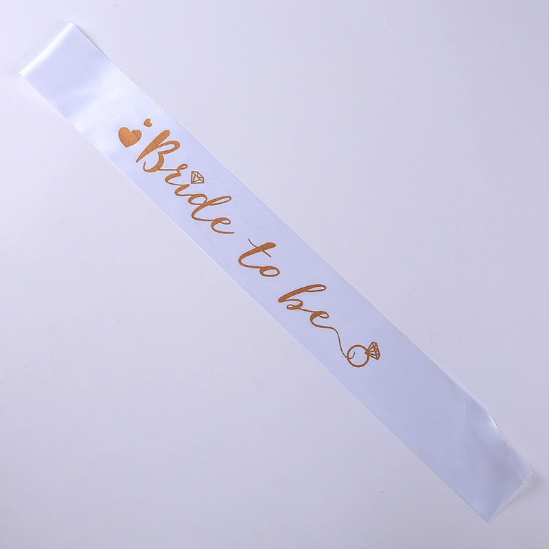 Écharpe “Bride to Be” – Spécial EVJF