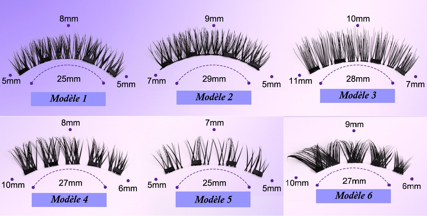 Cils Magnétiques Naturels Sans Colle – Longs, Doux & Réutilisables