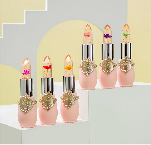 Baume à Lèvres Cristal – Fleur Précieuse & Éclats d’Or