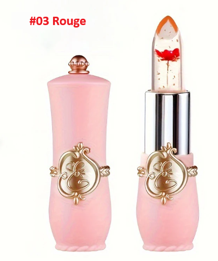 Baume à Lèvres Cristal – Fleur Précieuse & Éclats d’Or