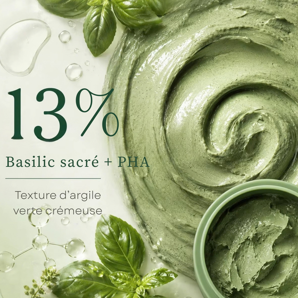SKIN - Masque Visage Purifiant Holy Basil Bubble Deep Mask 13 %
