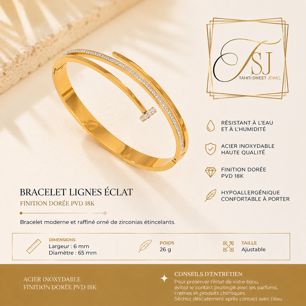 Bracelets Tahiti Sweet Jewel "THE GODDESS COLLECTION"