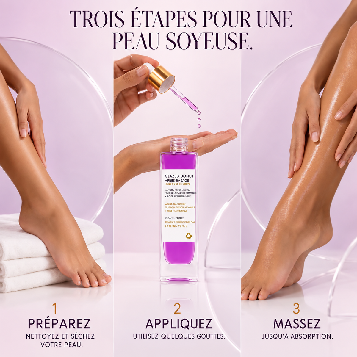 BODY - Huile Après-Rasage – Soin Corps Nourrissant & Éclatant