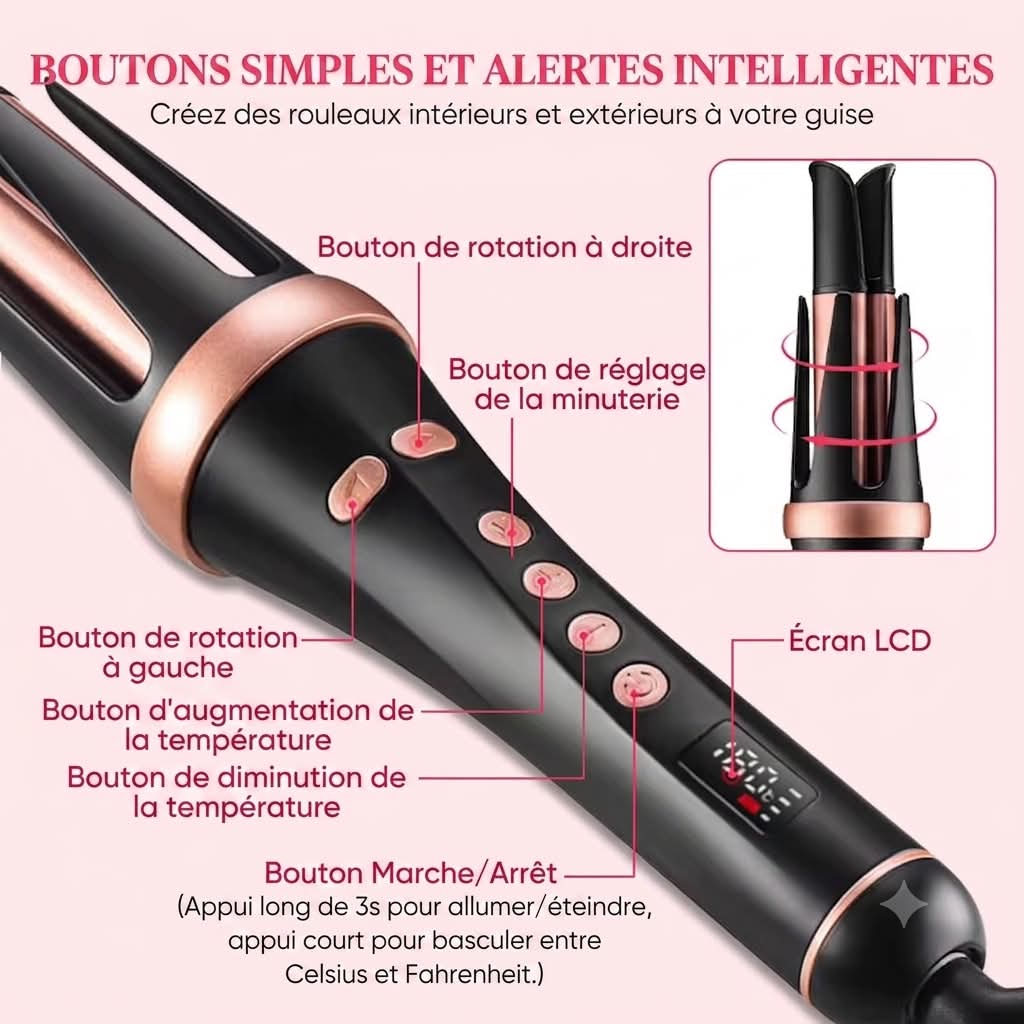 Bigoudi Pro à haute technologie