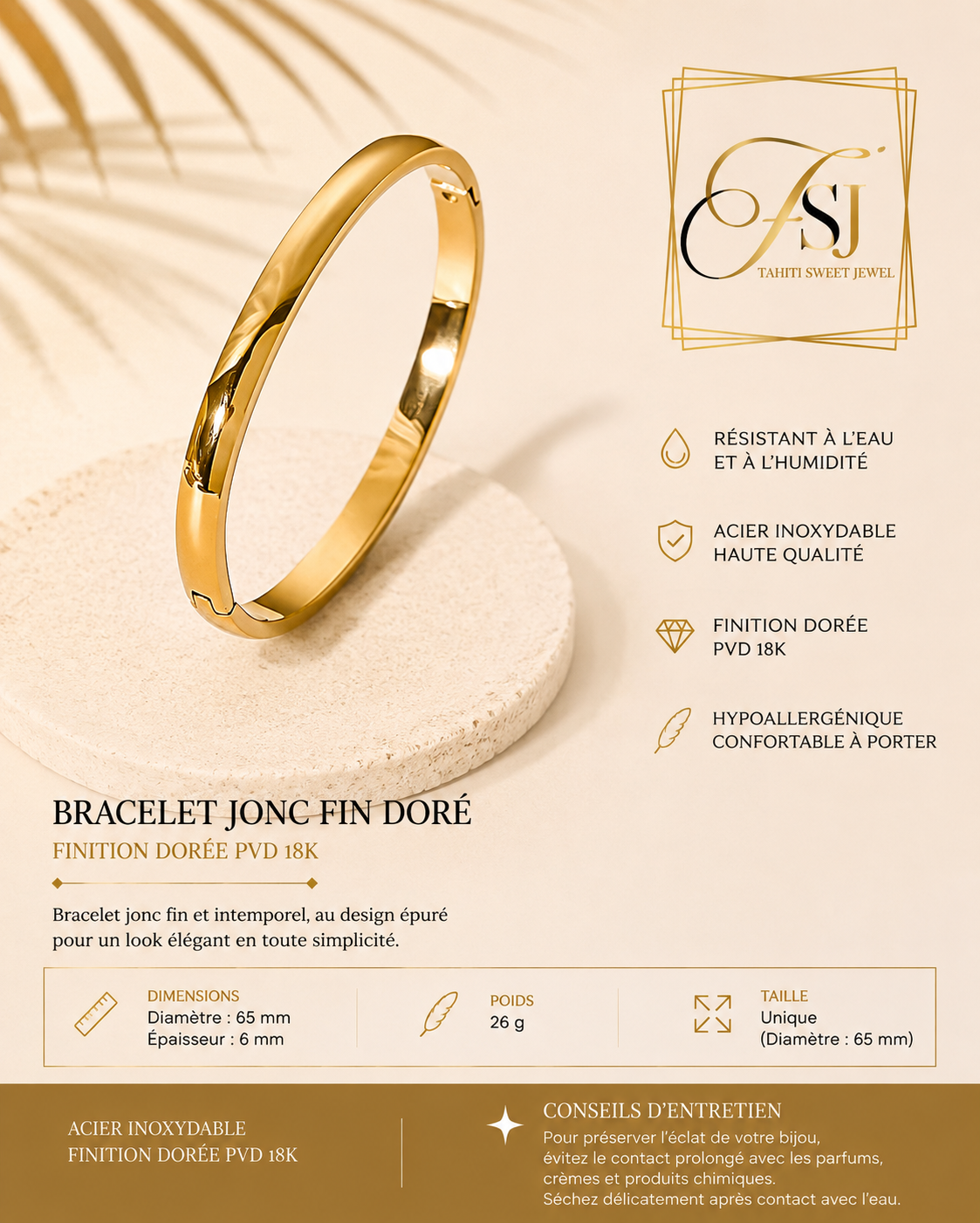 Bracelets Tahiti Sweet Jewel "THE GODDESS COLLECTION"