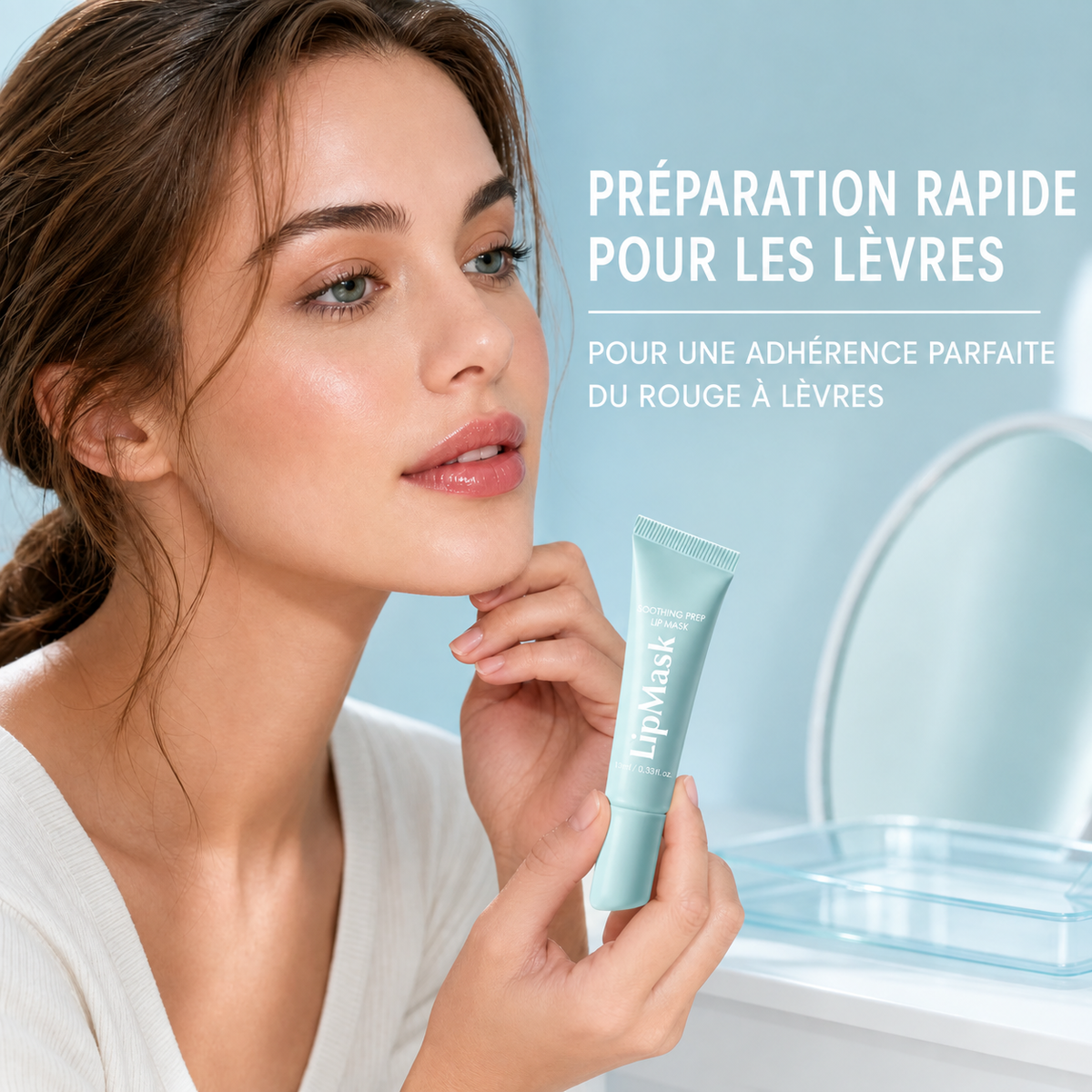 KISS - Masque peel-off Hydratant Anti-Dessèchement et Anti-Gerçures avec Acide Hyaluronique en Gel