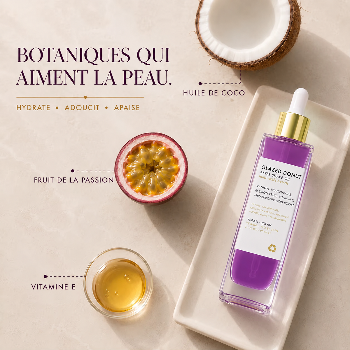 BODY - Huile Après-Rasage – Soin Corps Nourrissant & Éclatant