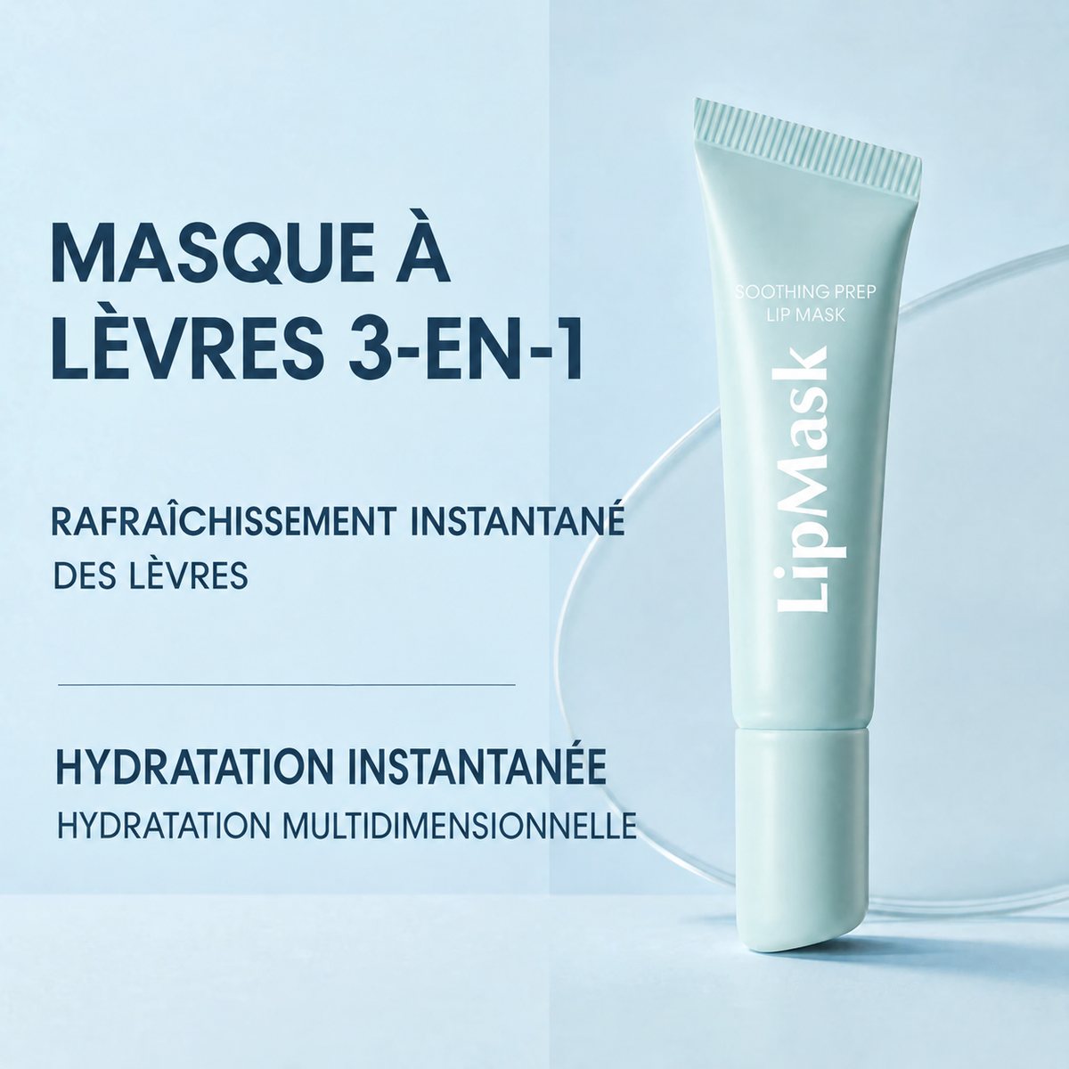 KISS - Masque peel-off Hydratant Anti-Dessèchement et Anti-Gerçures avec Acide Hyaluronique en Gel