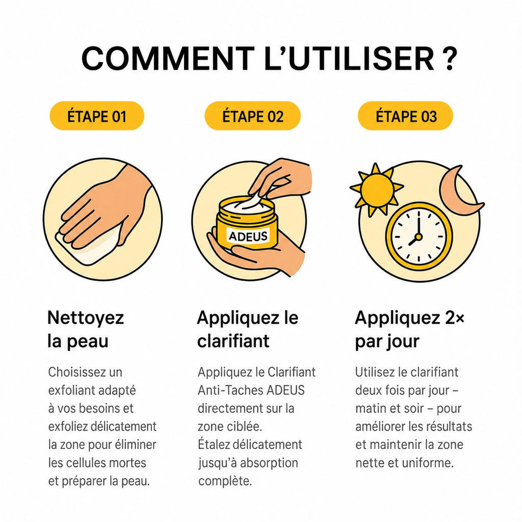 Crème Corporelle Correctrice Anti-Taches ADEUS Banana – Teint Uniforme & Éclat Naturel