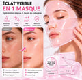 Masque Gelée Collagène Rose PDRN ADN de Saumon – Hydratation Intense