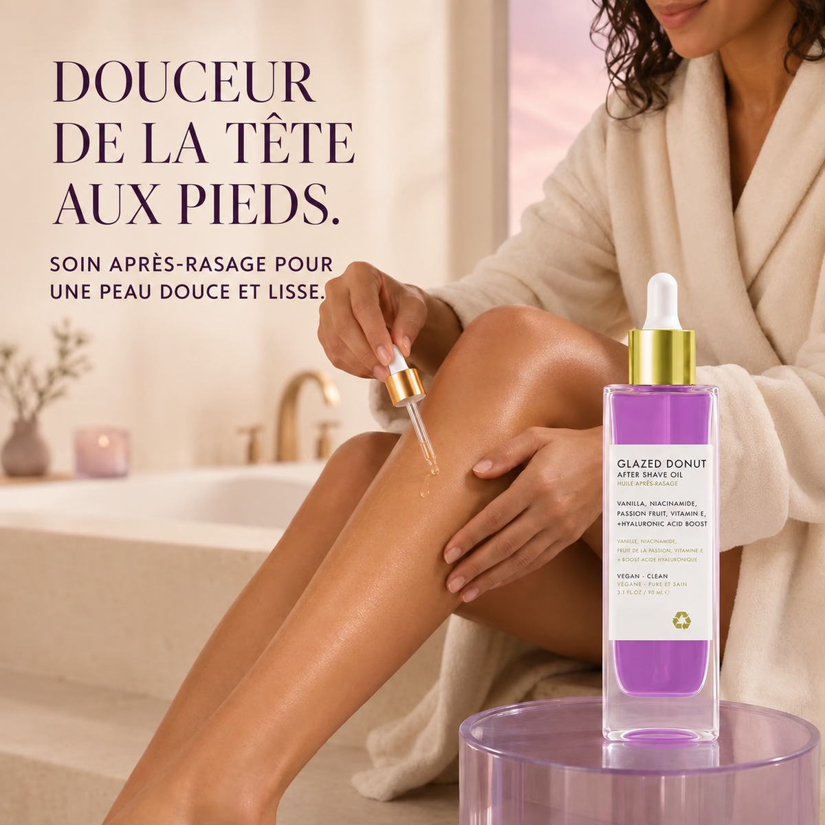 BODY - Huile Après-Rasage – Soin Corps Nourrissant & Éclatant