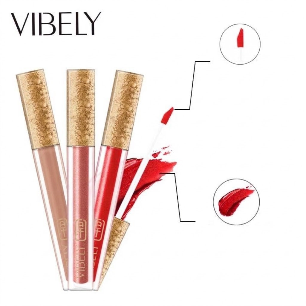 KISS - Gloss à lèvres waterproof longue durée - 6 teintes