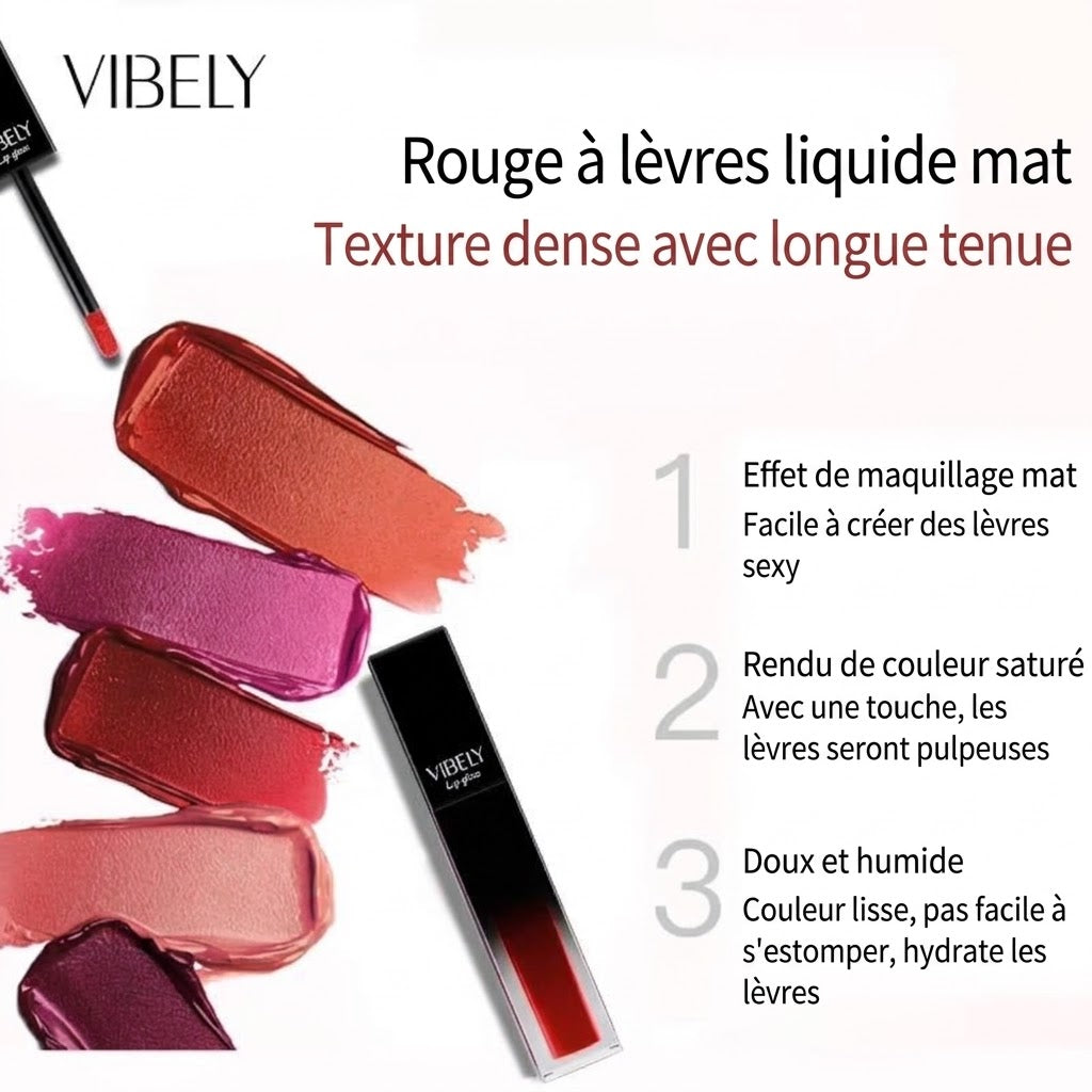 KISS - Coffret Maquillage Lèvres VIBELY, waterproof - Set Gloss et Crayons (2 Coffrets au Choix)