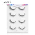 LASH - Ensemble de 4 paires de faux-cils