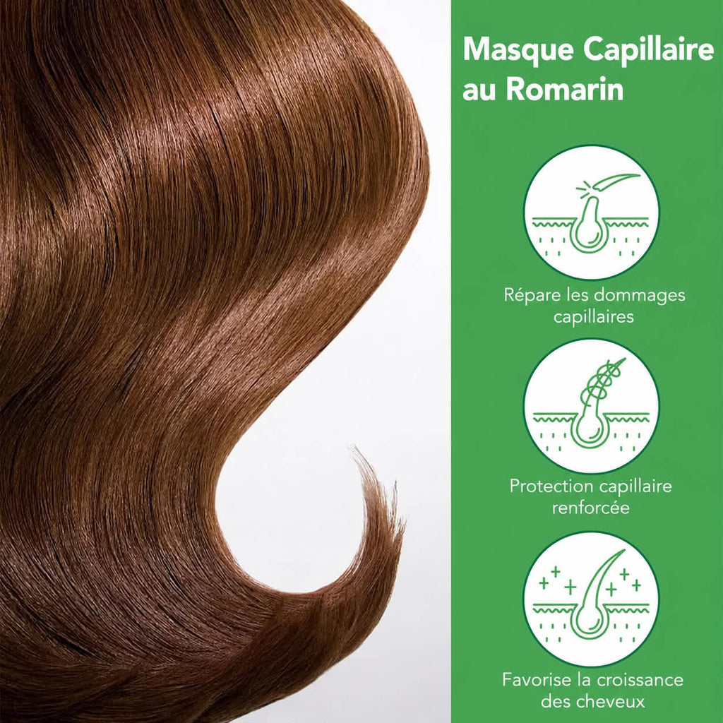 Masque Capillaire Aloe Vera, Romarin & Biotine ALIVER