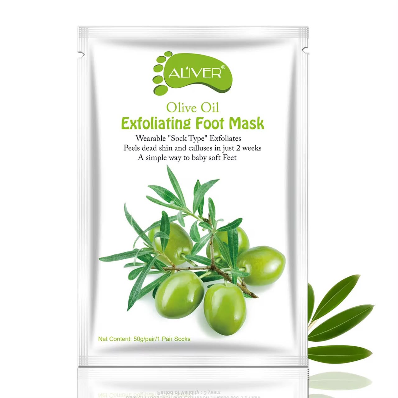 Masque Exfoliant pour les Pieds ALIVER - 4 variantes