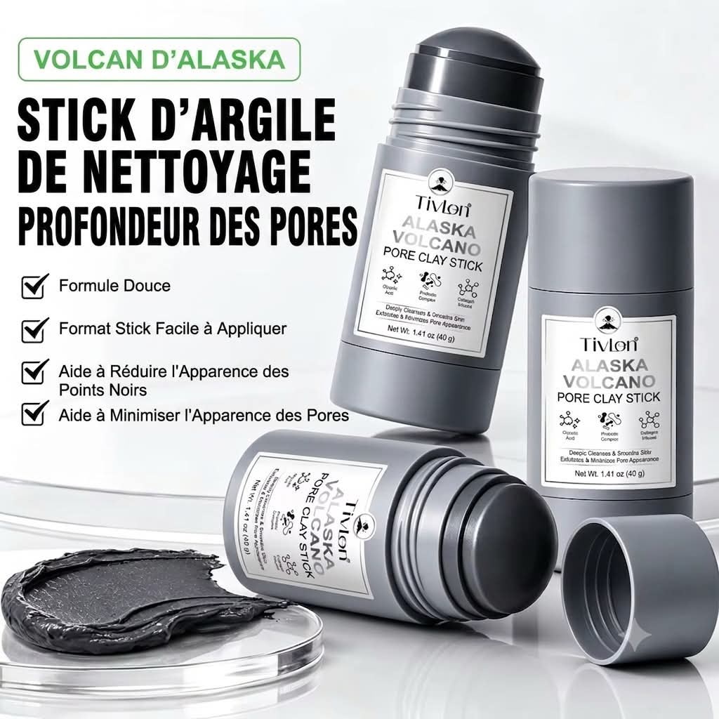 Masque Stick à l'Argile Volcanique & Charbon Actif