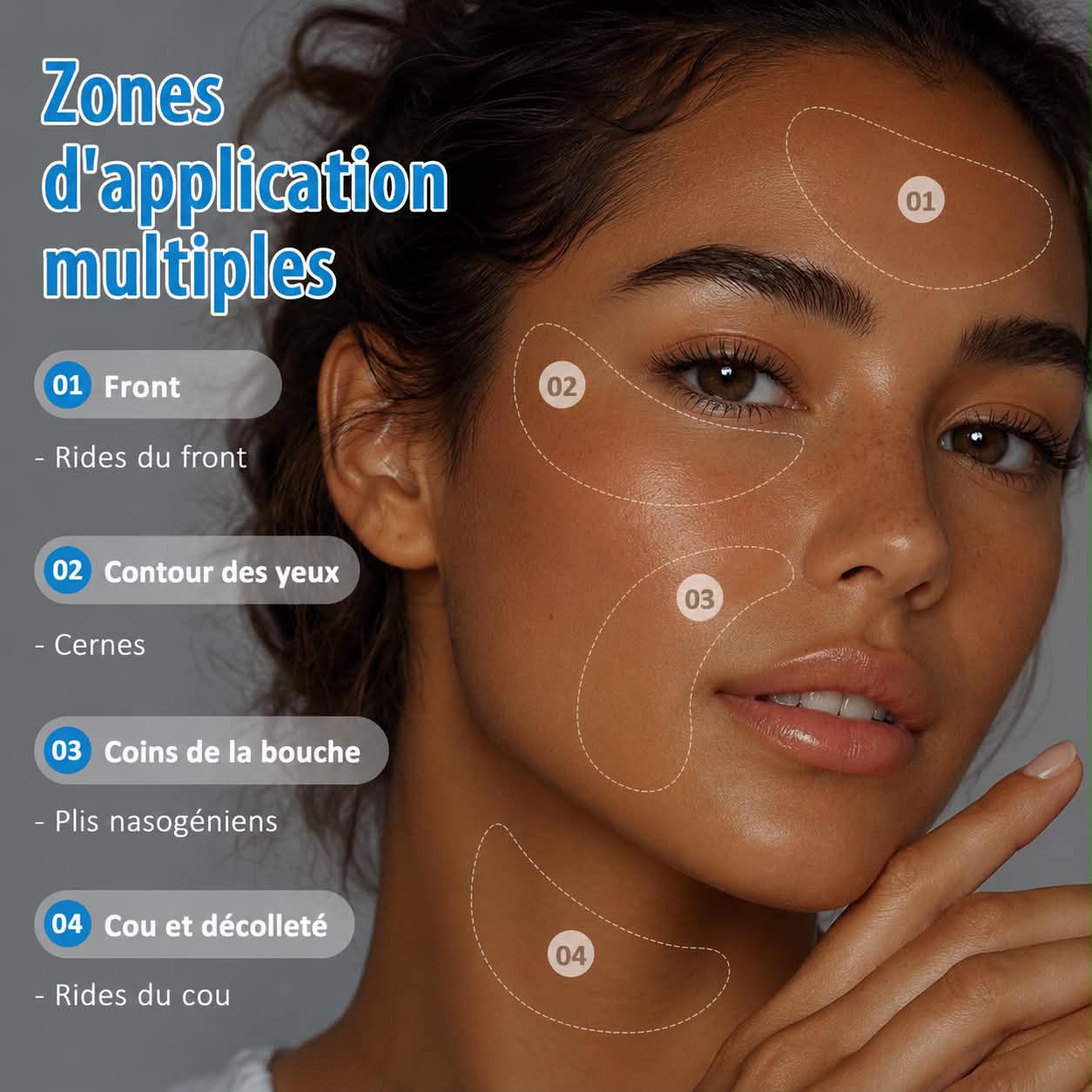 Patchs Hydrogel Contour des Yeux au Collagène ALIVER (60 pièces)