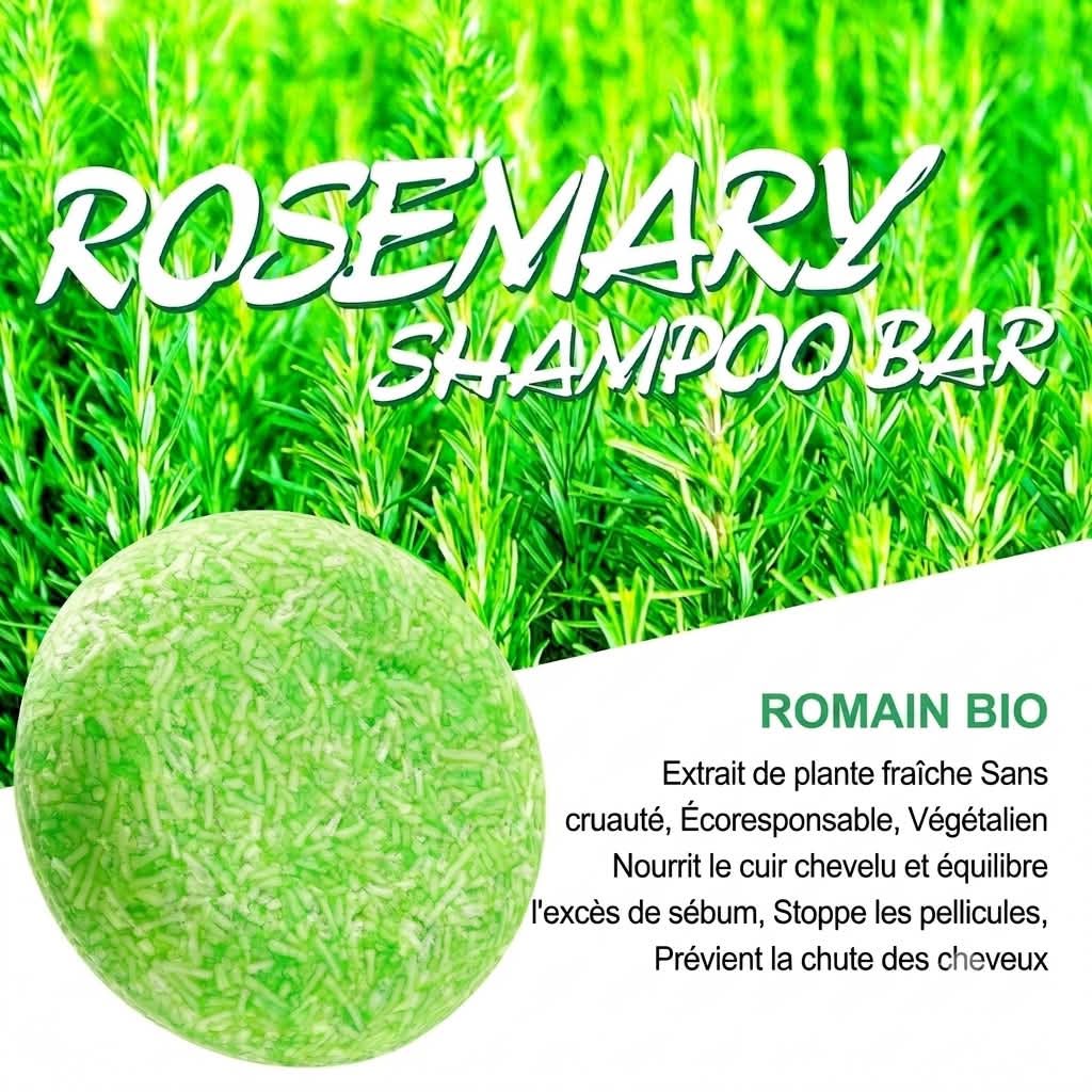 Shampoing Solide au Romarin – 100 % Naturel & Nourrissant