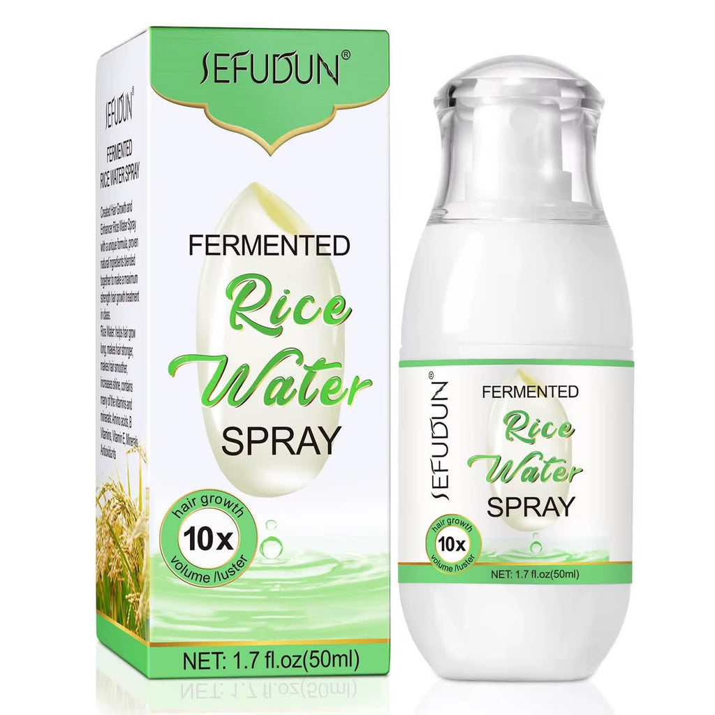 Spray Capillaire à l'Eau de Riz Blanc – Croissance & Réparation